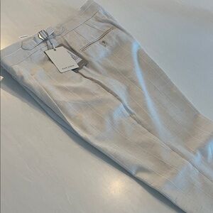 Elegant Cream Men's Dress Pants